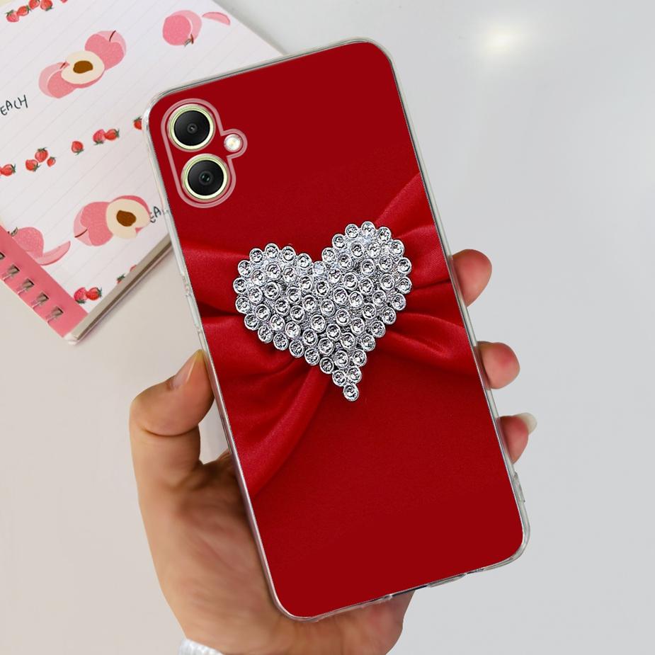 For Samsung Galaxy A05 Case SM-A055F Cute Painted Back Cover Phone Case For Samsung A05 A 05s Galaxy A05s Soft TPU Fundas Bumper