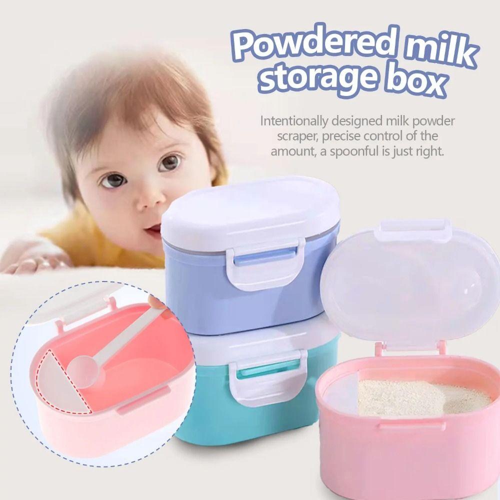 Large-Capacity Infant Milk Powder Box Portable Baby Food Storage Box  Baby Kids Toddler