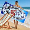 FC Hansa Print Beach Towel, Large Soft Quick Dry Towel for Beach Camping Swimming