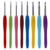 Crochet Kit with Aluminum Needle Soft Grip Crochet Hooks Crocheting Tools Access