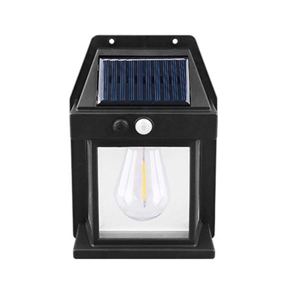 Motion Sensor Solar Wall Llights 3 Lighting Modes Outdoor Solar Wall Lamp  Courtyard Decoration