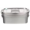 304 Stainless Steel Stainless Steel Lunch Box Leakproof Cover Portable Food Container  Outdoor