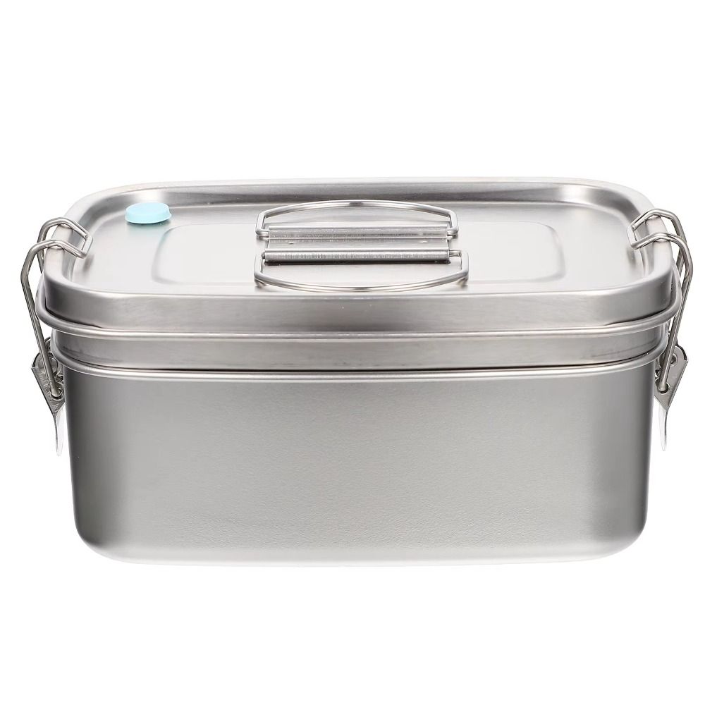 304 Stainless Steel Stainless Steel Lunch Box Leakproof Cover Portable Food Container  Outdoor