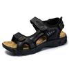 Classic Mens Sandals Summer Genuine Leather Sandals Men Outdoor Casual Lightweight Sandal Fashion Men Sneakers Size 38-47