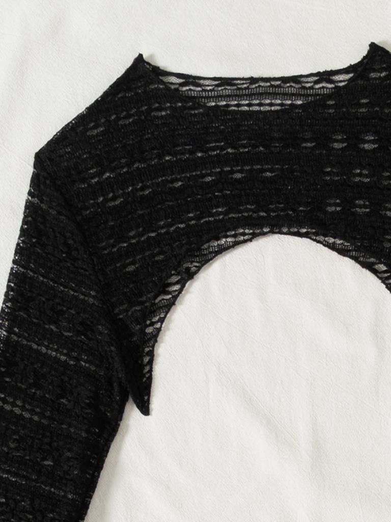 Комплект из четырех предметов: блузка с разрезом и длинным рукавом, сексуальный купальник бикини для женщин