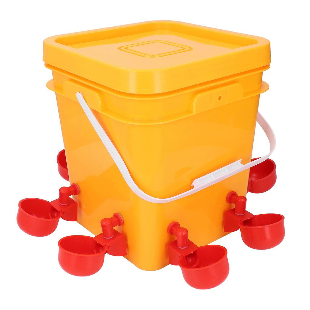 Automatic Chicken Waterer Set Low Spillage Self Replenishing Poultry Waterer Dispenser for Chicken Bird   Goose Turkey