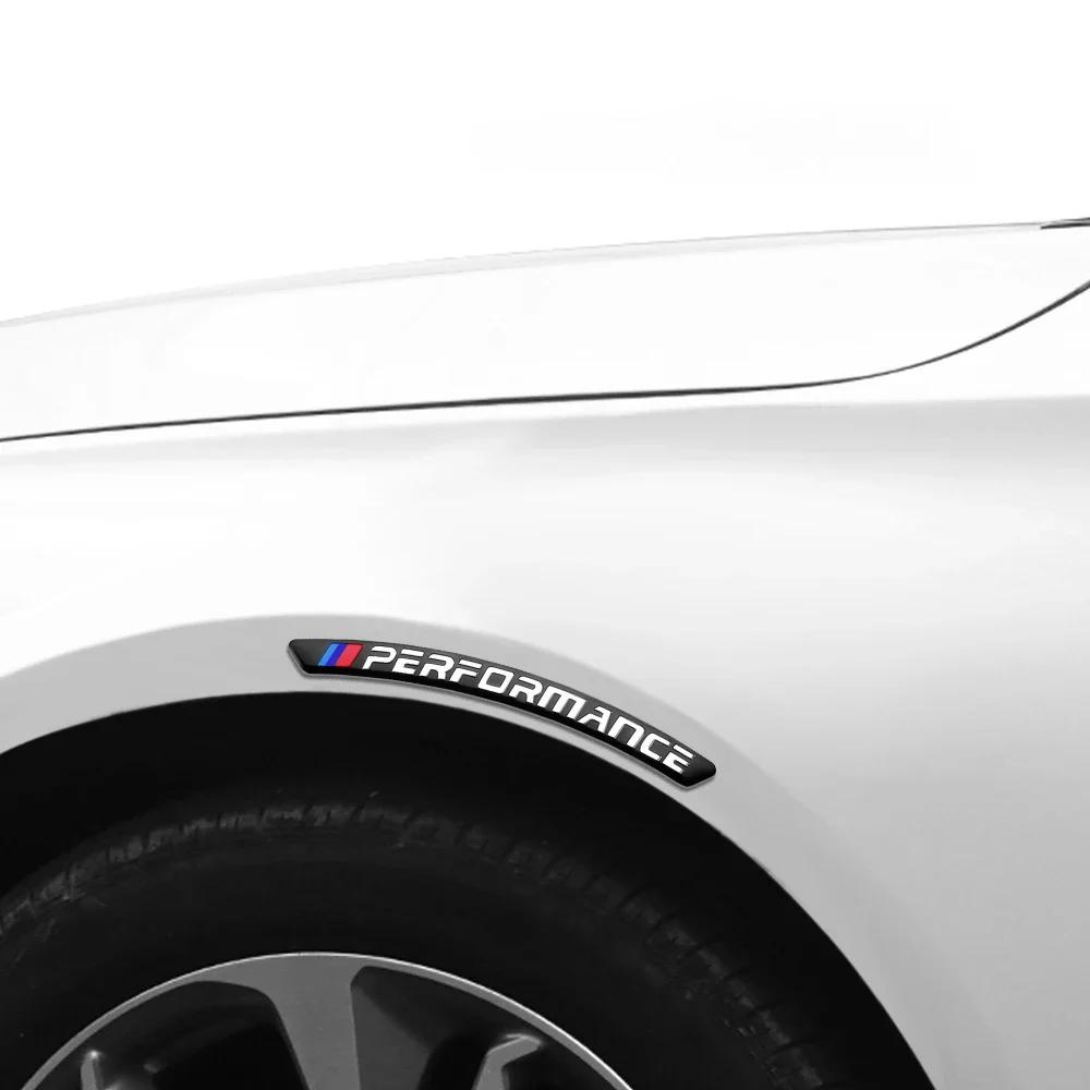 4Pcs Aluminum Car Wheel Rims Stickers Badge Auto Decoration For Bmw Performance E46 E90 E60 F10 F30 E39 E36 F20 E87 G30 E92 E91