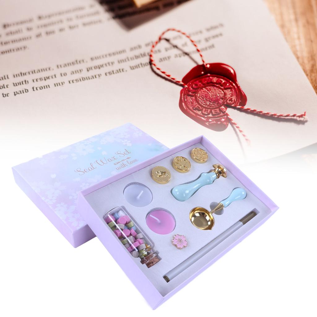 Набор восковых штампов для запечатывания, изысканная огненная краска, восковые свечи, брошь, набор сменных штампов для конверта Ca