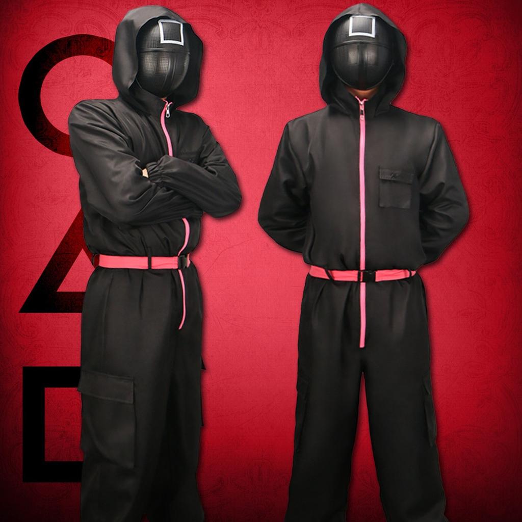 Black Long Sleeved One-piece Cosplay For Both Men And Women