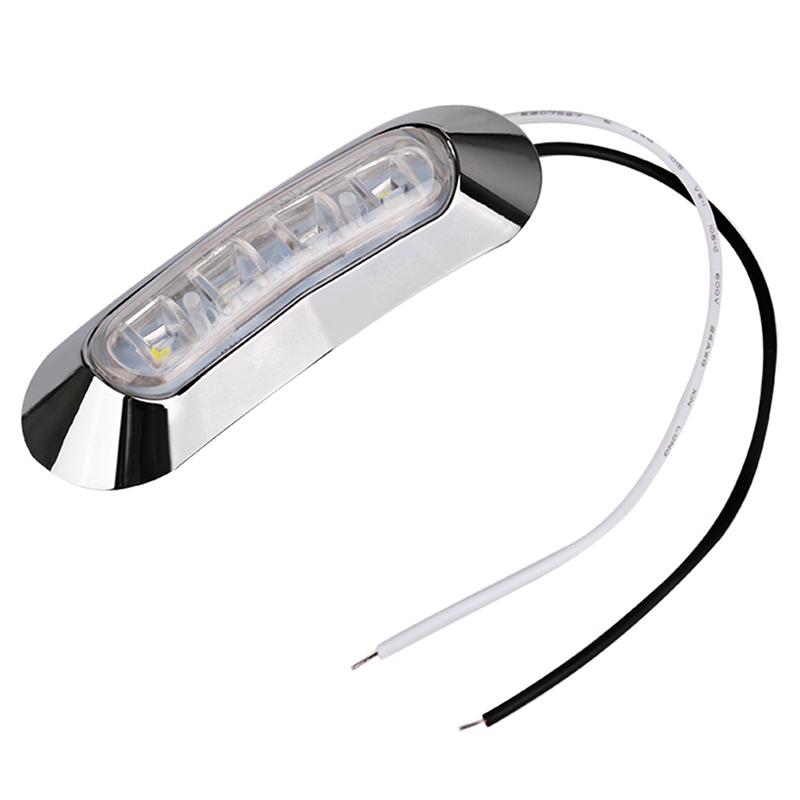 10 В-30 В 4 светодиода боковой габаритный фонарь, задний сигнальный фонарь, габаритный фонарь для грузовика с прицепом