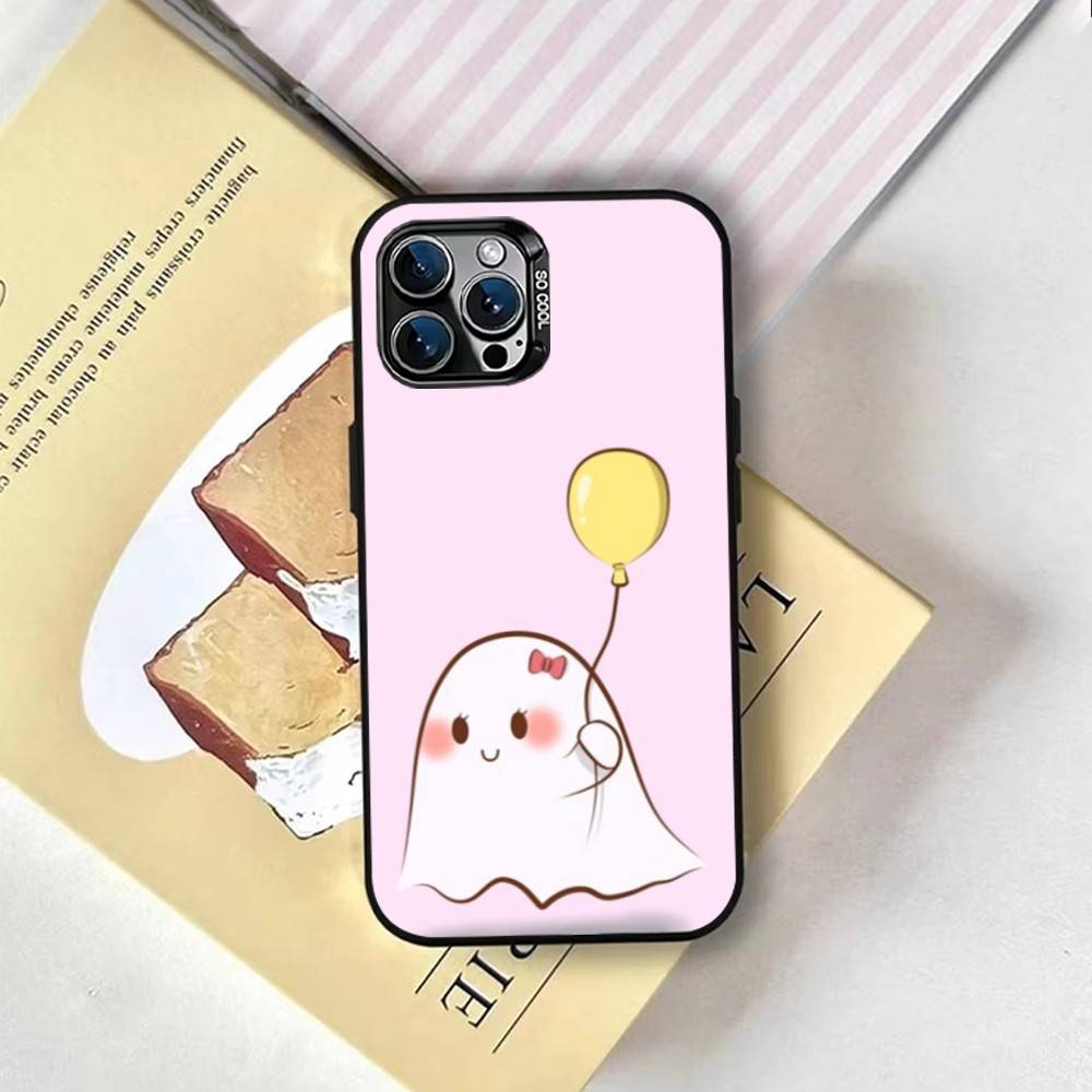 Stardust Ghost Phone Case For iPhone 17,16,15,14,13,12,11 Plus,Pro Max,XS,Colorful Silver Phone case Funda Cover