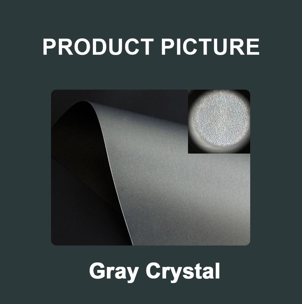 100" Wupro Cinema Gallery Grey Crystal Enhanced 3D Fixed Frame Projector Screen For Long Throw Projector