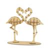 Cardboard Trophy - CTOP - Pink Flamingos - To Assemble - Unisex - Beige