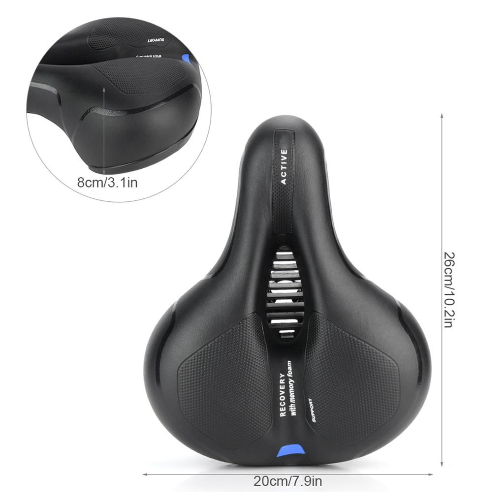 Мягкое велосипедное сиденье, удобное, ударопрочное, сменное седло, аксессуар для велосипеда