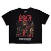 Slayer Womens/Ladies Reign In Blood Crop Top