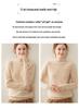 Elegant Cashmere Half-Neck Pullover: Versatile, Comfortable, Thick Sweater for Autumn/Winter