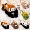 Plush Animal Pillow 30/45/65cm Anxiety Relief Stuffed Toy Soft Floppy Panda Sloth Koala Dinosaur Cuddle Toy for Kids Adults