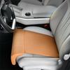 Дышащая подушка на сиденье автомобиля из ПУ-кожи, удлинитель сиденья автомобиля, универсальный защитный чехол на сиденье, сиденье автомобиля
