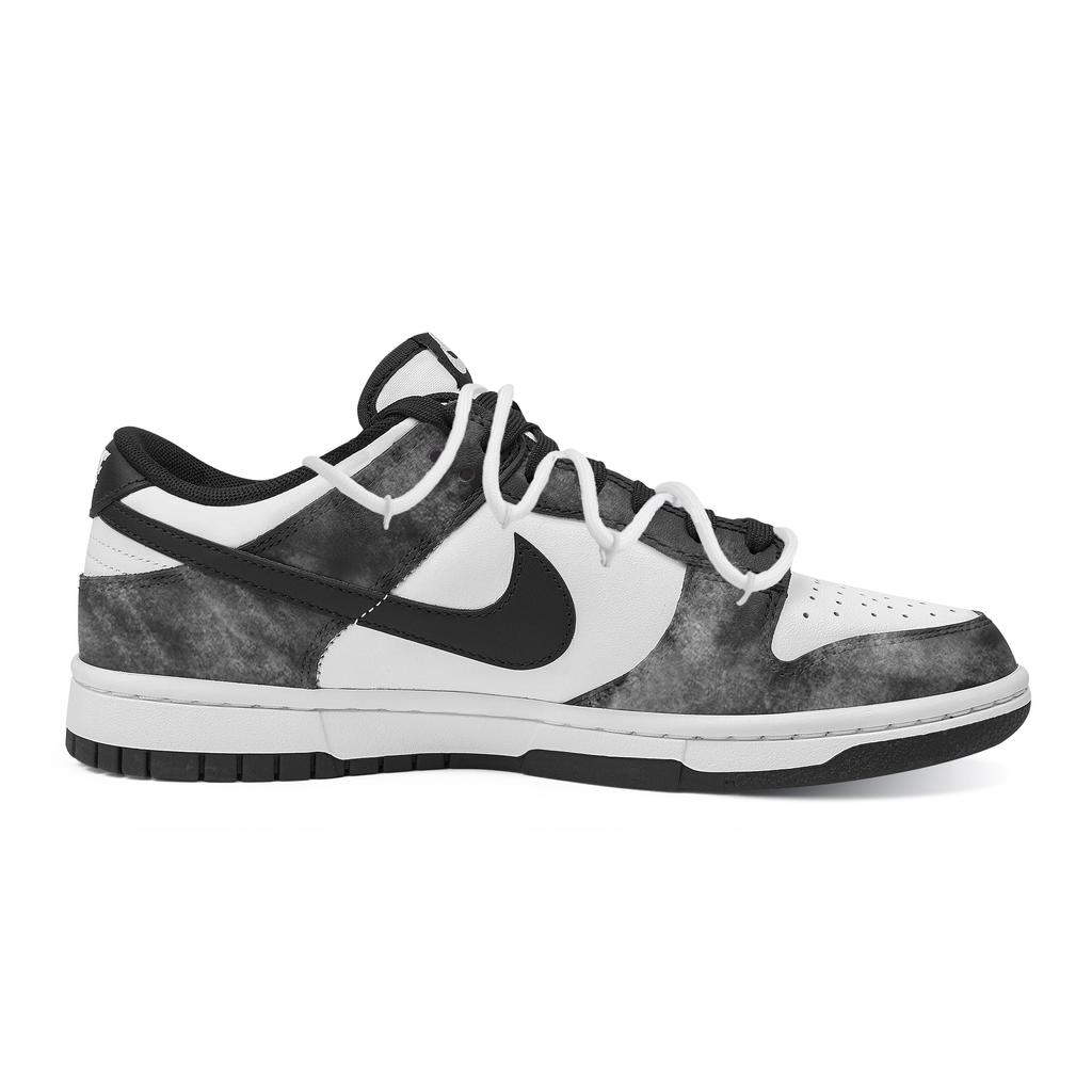 Nike Dunk Night Starlight Abrasion Resistant Low top Skateboard Shoes Unisex Black White DD1391-100(Team529-)