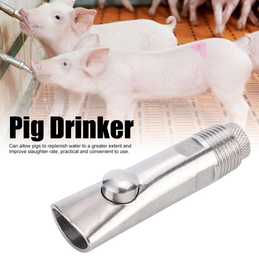 5Pcs Flat Nozzle Automatic Pig Drinker Durable Pig Drinking Tool Livestock Water Feeder  Pig