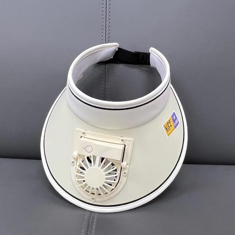 Дышащая охлаждающая шляпа с вентилятором Солнцезащитный козырек с вентилятором Кепка для рыбалки Охлаждающая шапка