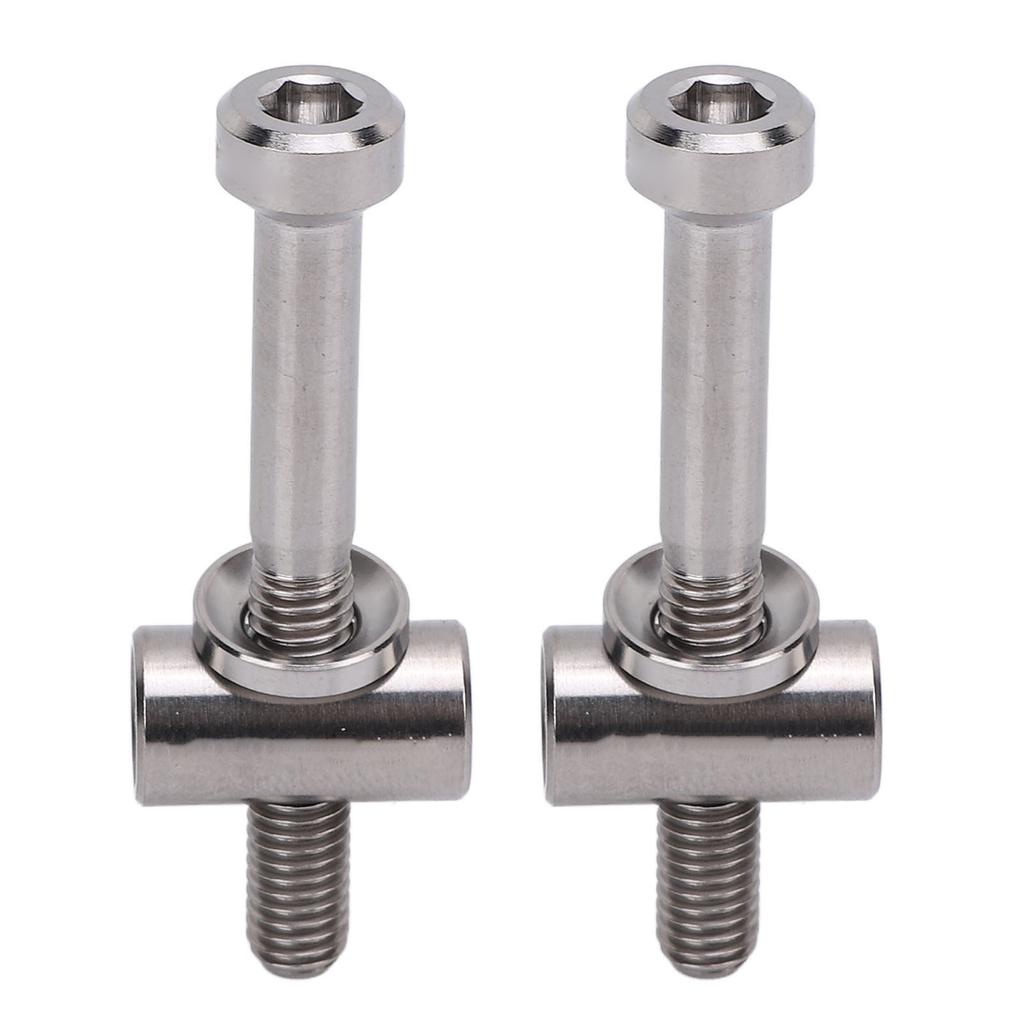2pcs M5x40mm Ti Alloy Bike Seat Post Fixing Bolts Bike Seatpost Screws Cycling Accessories for Bike