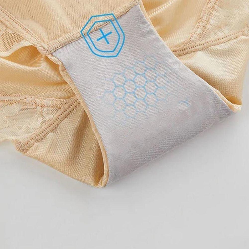 High Waist Postpartum Panties Transparent Slim Seamless Underwear Breathable Hip Lift Shaper Lady
