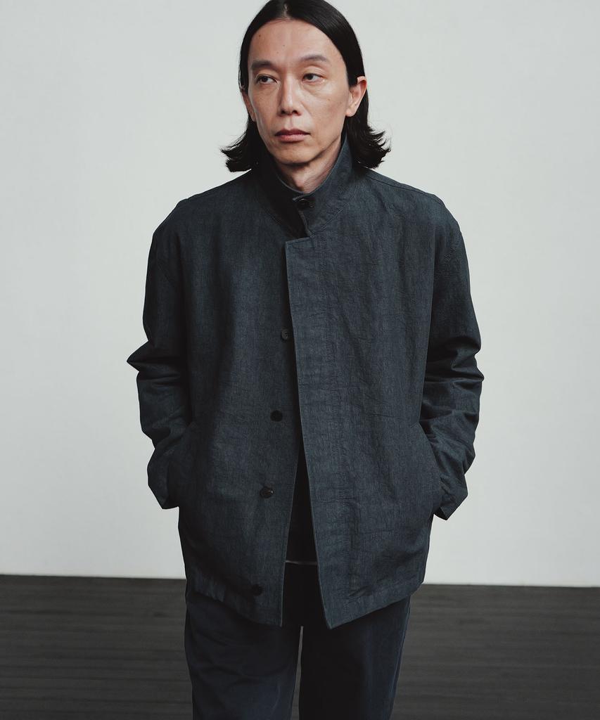BLANKROOM Dover Fade Jacket_Tonal Navy