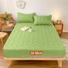 Waterproof Elastic Mattress Cover Bed Sheets Pad Protector Bed Cover Soft Queen King Solid Color Latex Mat Cover 150/160/180x200