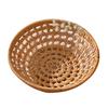 Rattan Woven Storage Basket Towel Holder Fruit Cake Organizer Photography Props