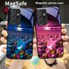 Красочный камень у моря Для Samsung S 25 S25 Edge S25Ultra S8 9 10 20 S21 Pro S22 Plus S23 FE S24 Ultra Magsafe Стеклянный чехол для телефона