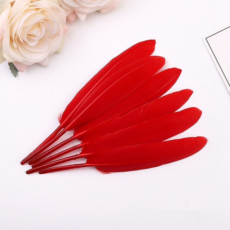 20/100pcs Duck Feathers DIY Feathers for Jewelry Making Plumes Earring Home Wedding Decoration Plumas Crafts Accessories 10-15CM