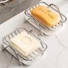 Multifunctional Stainless Steel Soap Rack Self Draining Bathroom Storage Rack  Bathroom Use