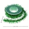 1 шт. 2,8 м Хэллоуин Украшения Рождество Цветные Шерстяные Полоски Сделай Сам Металлическая Проволока Пряжа Праздничные Украшения