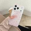 Корейский розовый чехол для iPhone с изображением сердечка, десерта и кошки для 17/16 Pro Max/15/14