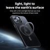 360° Rotation Metal Ring Holder For Magsafe Wireless Charging Case For iPhone 15 14 13 12 11 Pro Max Plus Transparent Back Cover