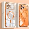 Для Магнитный Покрытие Чехол Для Для Iphone Air 17 17e 16e 16 1 14 13 12 11 Pro Max Plus Беспроводная Зарядка Прозрачный Мягкий Задняя Крышка
