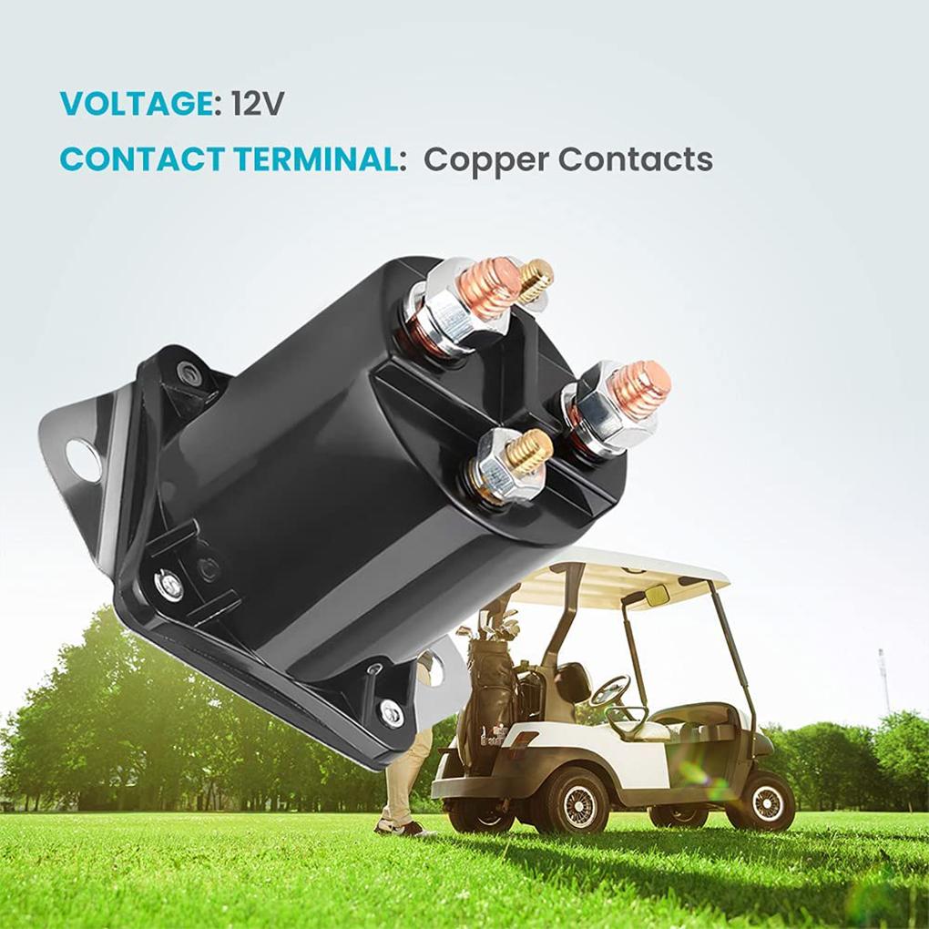 Winch Solenoid Control Relay Electric Valve Copper Rustproof Multipurpose No Burrs Car Supplies Solidness Upgraded Fittings