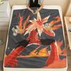 Blaziken  Print Flannel Blanket, High quality Comfortable for All Seasons, Home Decor, Warmth and Comfort