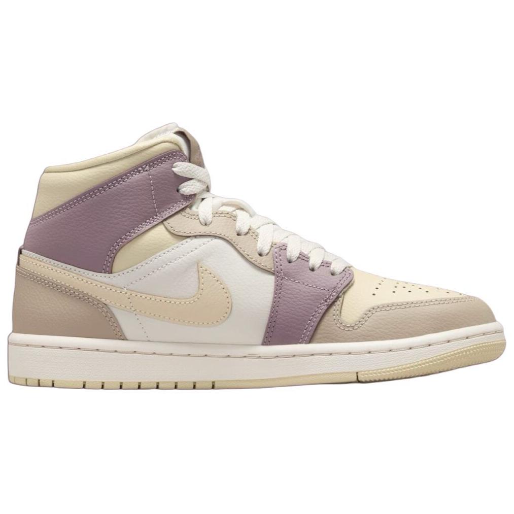 Air Jordan 1 Mid Khaki Taupe Grey Women Sneakers Tan Light-Orewood-Brown HV2370-100