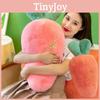 Soft And Cozy Rabbit Fur Carrot Long Pillow Cushion For Girls And Kids Bed Use