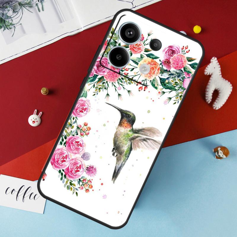 Чехол Колибри для Xiaomi Redmi Note 13 12 11 8 9 10 Pro Note 12S 11S 10S Redmi 12 10C 12C 13C Чехол