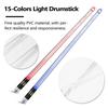 A Pair of Glow Drumsticks 15-Colors Light Drumstick Light Up Drumsticks Jazz Drumstick Drum