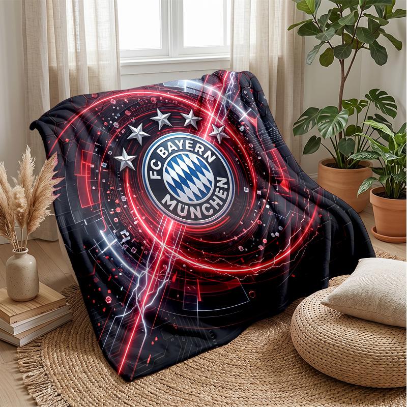 Bayern Munich Theme blanket Soft Flannel Blanket Plush Throw Blanket Cozy Sofa Bed Blanket for Home Decor