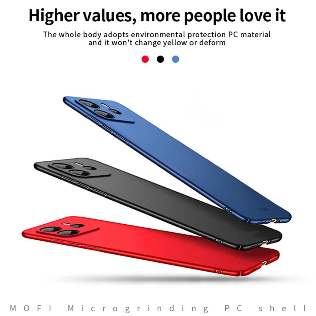 For Xiaomi Redmi Note 14 4G (163.25x76.55x8.16mm) Phone Case MOFI Shield Matte Series Ultra Slim PC Protective Cover