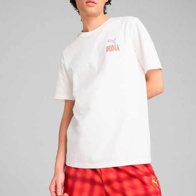 New PUMA T Shirts Men's White 02 632927-02