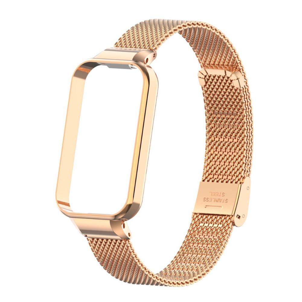 Металлический ремешок из нержавеющей стали с чехлом для Xiaomi Redmi Smart Band 2, сменный браслет, аксессуары для часов, чехол