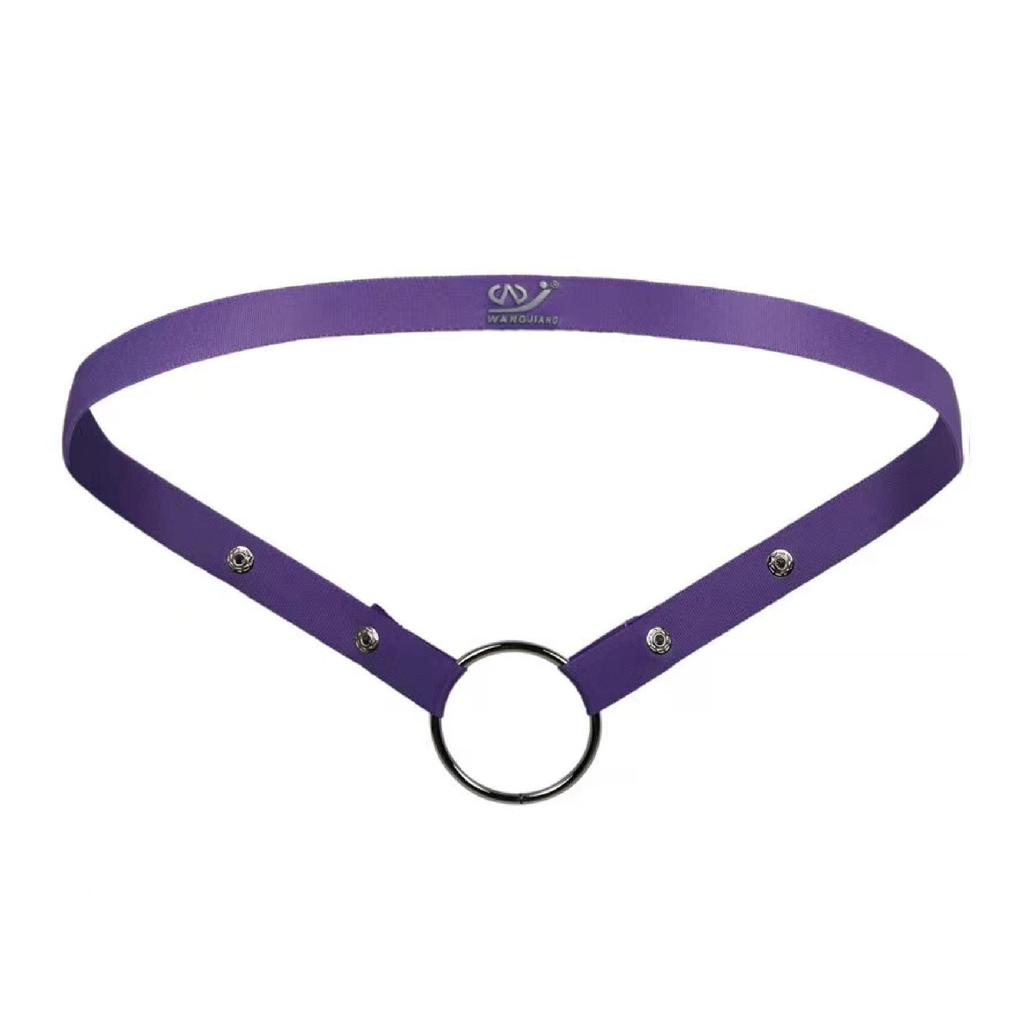 Male Chastity Belt with Lifting Ring - Flexible Durable Self-Bondage Harness for Adult Play Comfortable Fit Strong Constructio