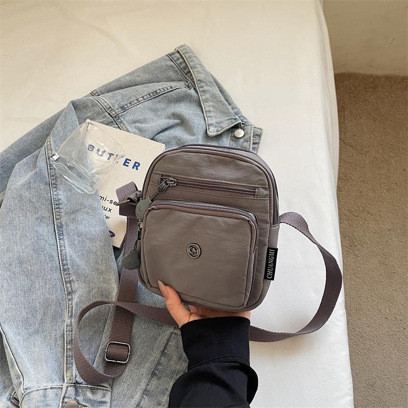 Женская сумка Легкая нейлоновая сумка через плечо Crossbody Сумка для мобильного телефона