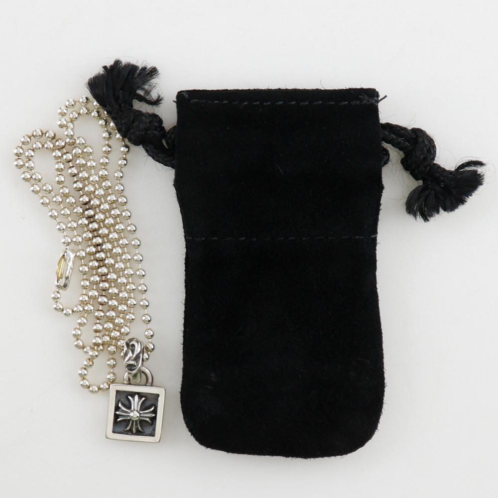 CHROME HEARTS FRAMED CH PLUS Necklace Framed CH Plus Silver925 11.0g Unisex Used